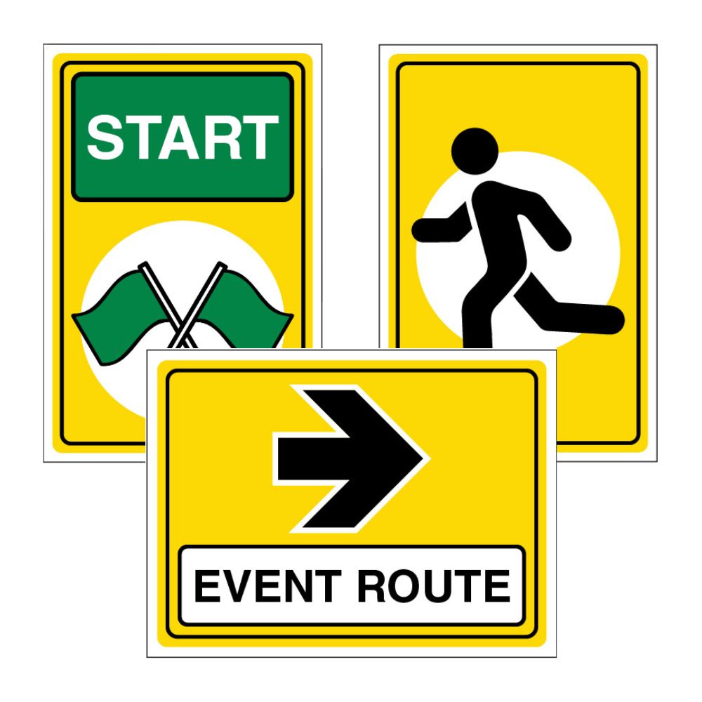 Event Route & Distance Markers