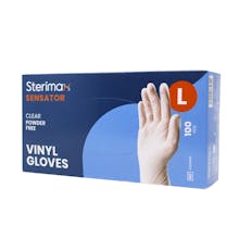 Sensator Clear Powder-Free Vinyl Gloves