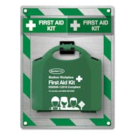 Premium First Aid Point with BS8599-1 First Aid Kit - Silver