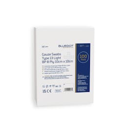 Blue Dot Non Sterile Gauze Swabs