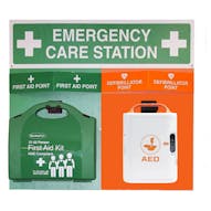 First Aid & Defibrillator - Emergency Care Station