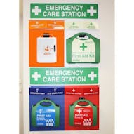 4-Point Emergency Care Station - Trauma/Burns/Eyewash/AED