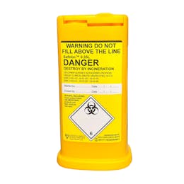SAFELOC Yellow Sharps Bins