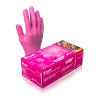 Aurelia Blush Pink Powder Free Nitrile Gloves