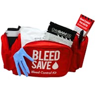 BleedSave Trauma Waist Bag with Basic Bleed Control Kit