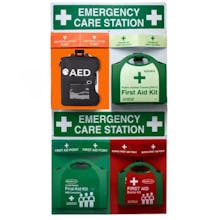 4-Point Emergency Care Station - Trauma/Burns/First Aid/AED