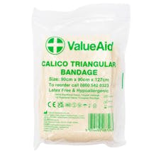 Value Aid Calico Triangular Bandages