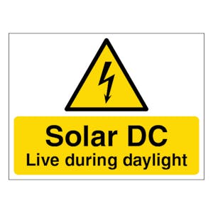 Solar Dc Live During Daylight - Landscape