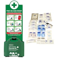 First Aid Guidance Point With BS8599-1 Compliant Kit