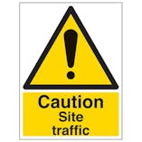 Eco-Friendly Caution Site Traffic