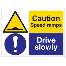 Caution Speed Ramps / Drive Slowly
