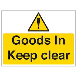 Goods In, Keep Clear