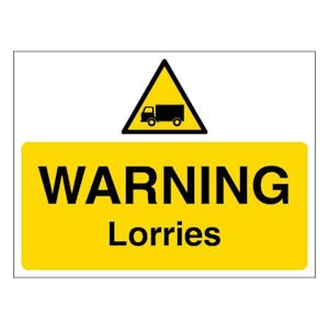 Warning Lorries - Landscape