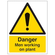 Danger Men Working On Plant - Portrait