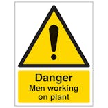 Danger Men Working On Plant - Portrait