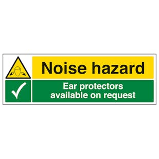 Noise Hazard/Ear Protectors Available