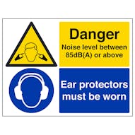 Hearing/Noise Safety Signs