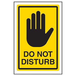 Do Not Disturb - Yellow