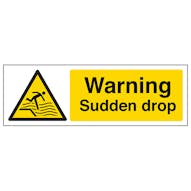 Warning Sudden Drop - Landscape