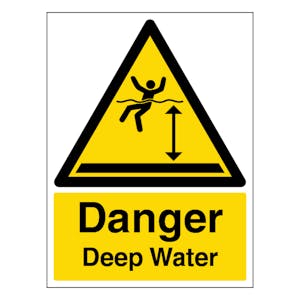 Danger Deep Waters - Portrait