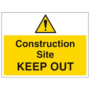 Construction Site Keep Out - Correx