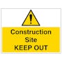Construction Site Keep Out - Large Landscape