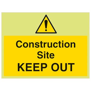 GITD Construction Site Keep Out - Large Landscape