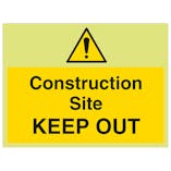 GITD Construction Site Keep Out - Large Landscape