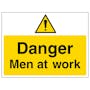 Danger Men At Work - Large Landscape