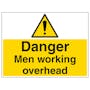 Danger Men Working Overhead - Large Landscape