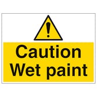 Caution Wet Paint - Large Landscape