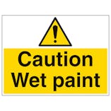 Caution Wet Paint - Large Landscape