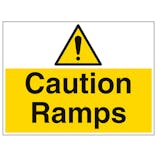 Caution Ramps - Large Landscape