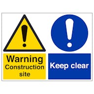 Construction Site/Keep Clear - Large Landscape