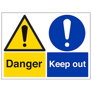 Danger/Keep Out - Large Landscape