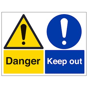 Danger/Keep Out - Large Landscape