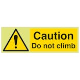 GITD Caution Do Not Climb - Landscape
