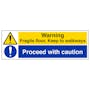 Warning, Fragile Floor / Proceed With Caution - Landscape