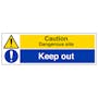Caution Dangerous Site/Keep Out