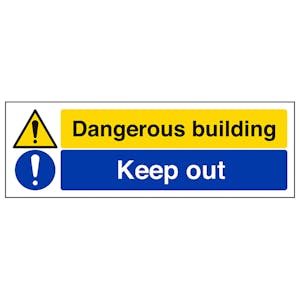 Dangerous Building / Keep Out - Landscape