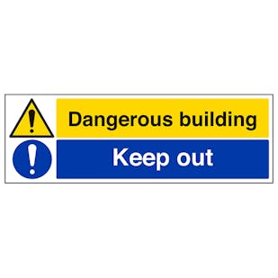 Dangerous Building / Keep Out - Landscape