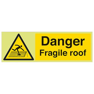 GITD Danger Fragile Roof - Landscape