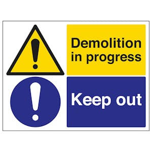 Demolition In Progress / Keep Out
