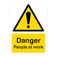 Danger People At Work - A4