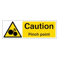 Caution Pinch Point - Landscape