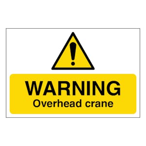 Warning Overhead Crane - Large Landscape