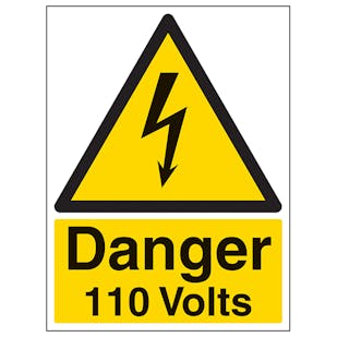 Danger 110 Volts - Portrait