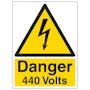 Danger 440 Volts - Portrait