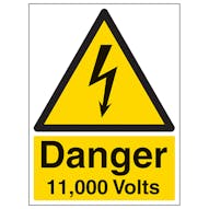 Danger 11,000 Volts - Portrait