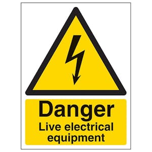 Eco-Friendly Danger Live Electrical Equipment